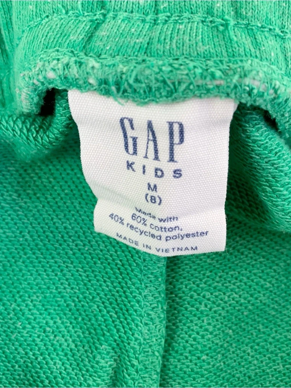 Lot of 2 Gap girl's Cotton Drawstring sweat Shorts - Pink & Green size M(8)
